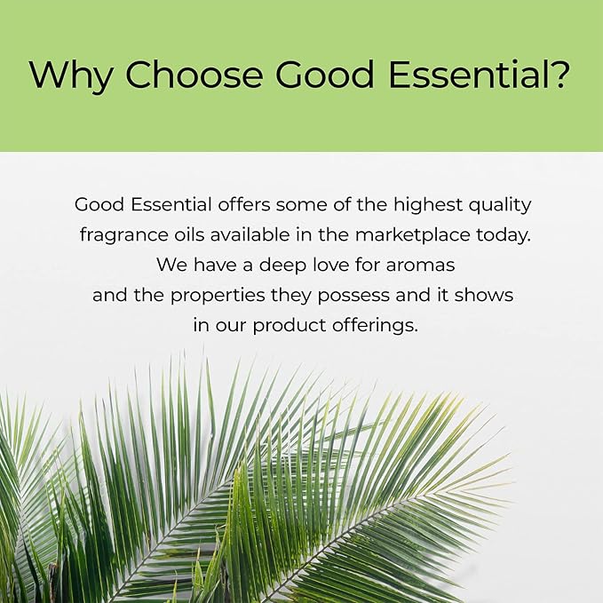 Good Essential Professional Vanilla Fragrance Oil 10 ml (0.33 fl oz) for Candles, Soaps, Perfume, Home Fragrance, Vanilla Diffuser Oil, and Body Lotion