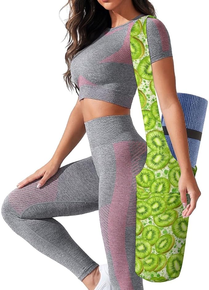 KKdskkds Fantasy Evil EyesYoga Mat Bag Large Opening Long Tote Yoga Mat with Pocket Fit Most Size Mats