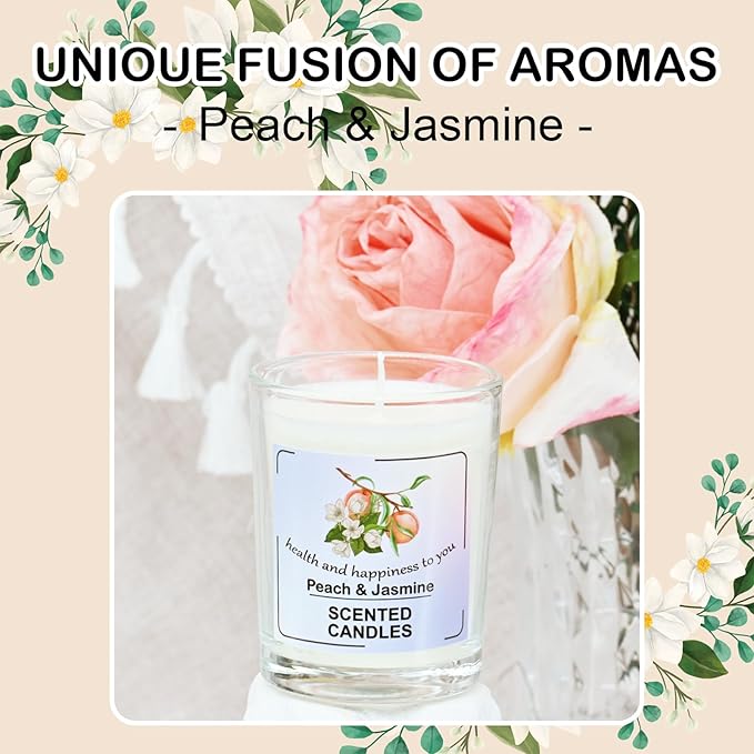 Scented Candle Gift Set Home Decor Soy Candles for Bath and Body Works, 3 Votive Candles for Women and Men Birthday, Valentine, Christmas, Anniversary Aromatherapy Gifts