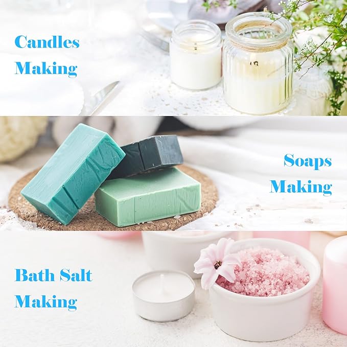 AmaKane Fragrance Oils Clean Set, 6 Premium Soap Making Scents, Fragrance Oil for Candle Making, Essential Oils for Laundry, Fresh Linen, Clean Skin, Warm Cotton and More Aromatherapy Diffuser Oils