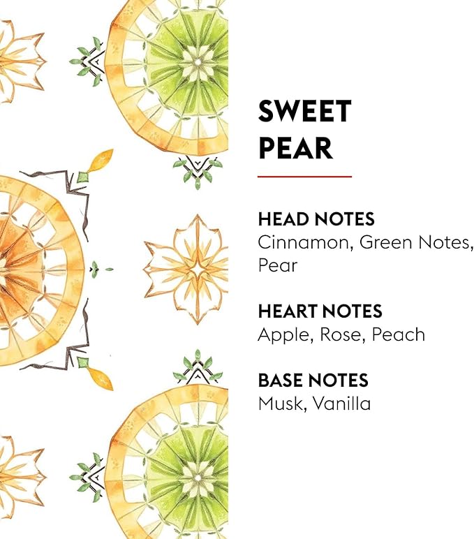 Sweet Pear | Lampe Berger Fragrance Refill by Maison Berger | for Home Fragrance Oil Diffuser | Purifying and perfuming Your Home | 16.9 Fluid Ounces - 500 milliliters | Made in France