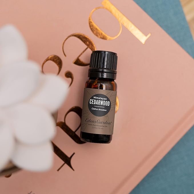 Edens Garden Cedarwood- Himalayan Essential Oil- 100% Pure Premium Grade, Undiluted, Natural, Therapeutic, Aromatherapy, The Best for Diffuser, Skin, Face, Hair 10 ml (.33 fl oz)