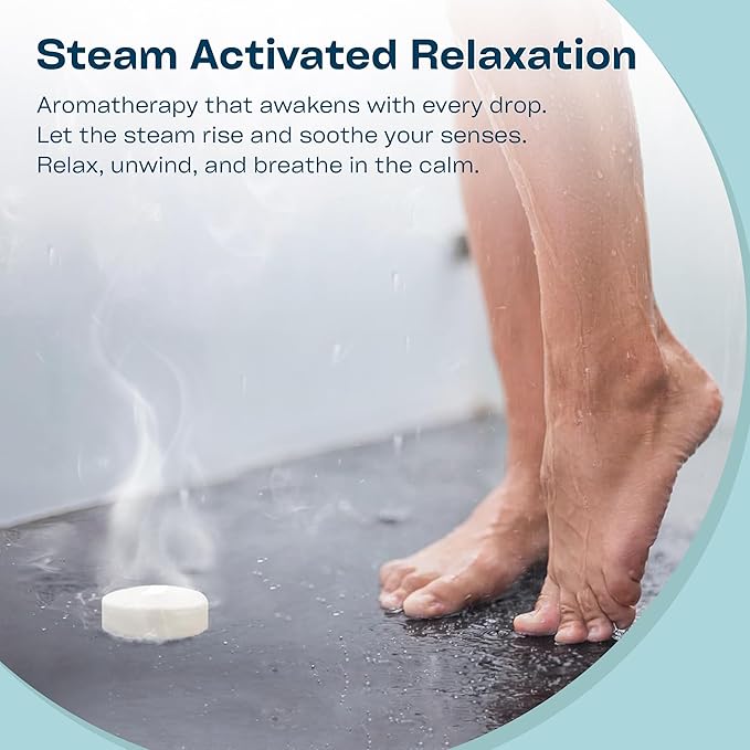 Shower Steamers Aromatherapy for Women 15-Pack, Eucalyptus & Mint 30g Shower Tablets, Perfect Spa and Relaxation Gifts, Birthday and Christmas Gift for Mom