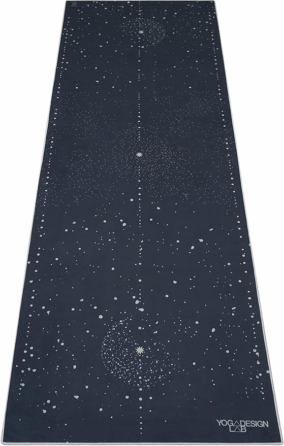 yogadesignlab | The HOT Yoga Towel | Premium Non Slip Colorful Towel | Designed in Bali | Eco Printed + Quick Dry + Mat Sized | Ideal for Hot Yoga, Bikram, Ashtanga, Sport, Travel! (Celestial)