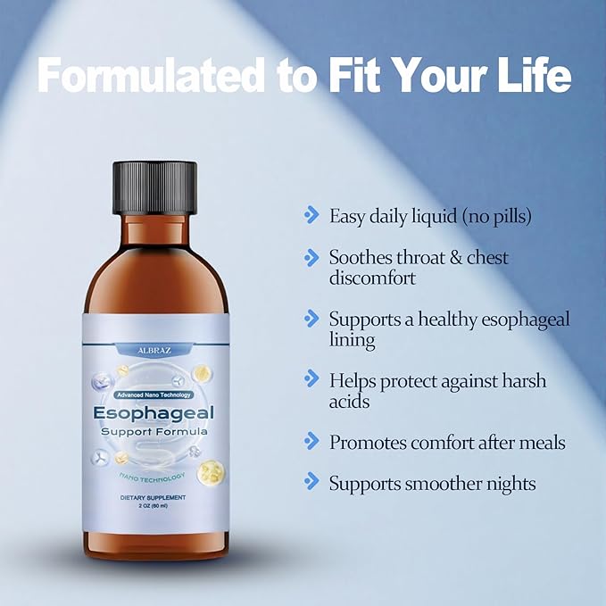 EsoRepair Nano Esophageal Health Supplements for Men & Women - Digestive Comfort, Heartburn Relief & Tissue Healing - Slippery Elm Bark, Zinc L-Carnosine & Aloe Vera Extract - Non-GMO & Dairy Free