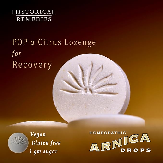 Arnica Drops (3 Pack) | Homoeopathic First Aid Remedy for Injuries, Muscle Soreness & Fatigue | Organic Tangerine Flavor, Vegan & Gluten-Free, Non-Habit Forming