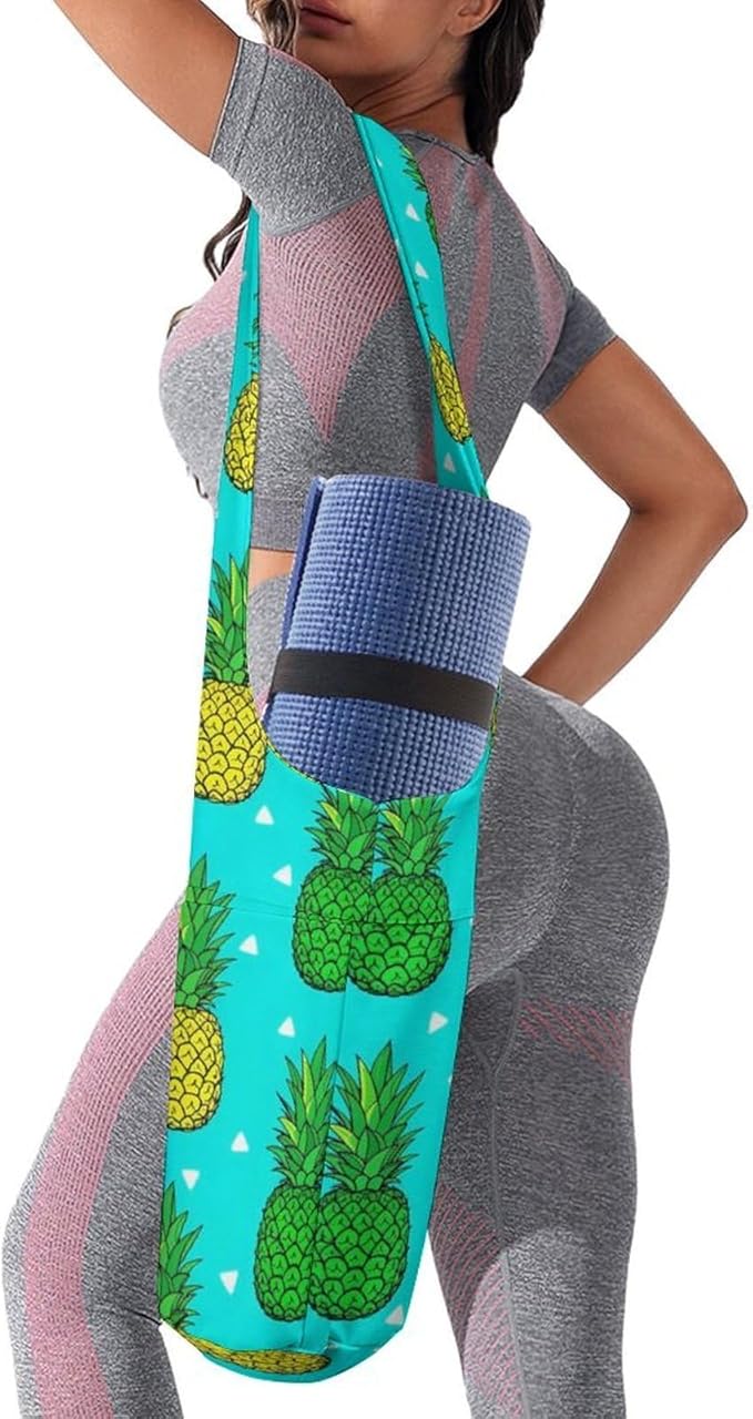 Meaudiwes Large Size Yoga Mat Bag with Long Strap, Yoga Mats Carrier Storage Bag, Exercise Mat Holder Accessories