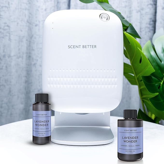 Scent Better Lavender Wonder Aroma Essential Oil Blend: an Aromatherapy Blend of Lavender, Soft Vanilla, and Freesia for Ultrasonic Diffusers & Nebulizers (2 Fl Oz, 60 mL)