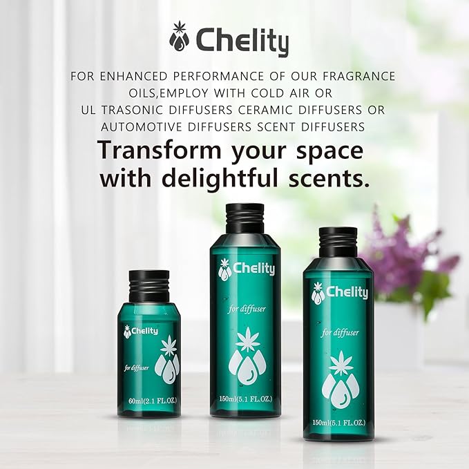 Chelity Hotel Collection Diffuser Essential Oil, 2.1 Fl Oz (60ml),Home Luxury Aroma,Fragrance Diffuser Oils-Diffuser Oil for Aromatherapy, Compatible with Waterless Ultrasonic Diffusers(2.1, My Way)