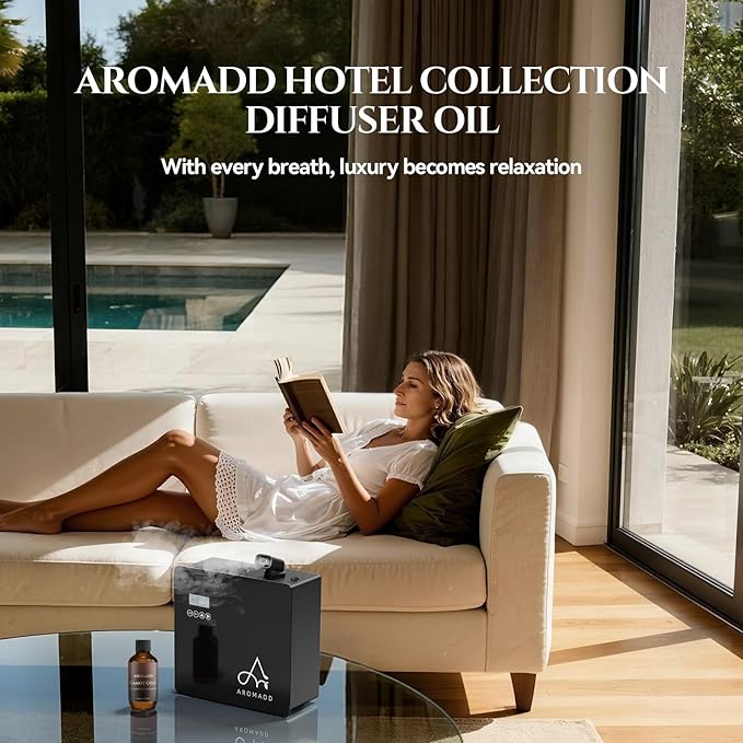 Bergamot Coastal Diffuser Oil Inspired by Luxury Hotel Scent 6.76 Fl Oz (200ml), Aroma Diffuser & Hotel Fragrance Diffuser Oil, Essential Oil Diffuser for Aromatherapy, Long-Lasting
