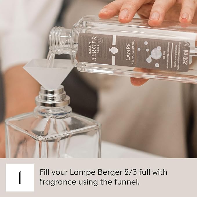 MAISON BERGER Sparkling Zest Lampe Berger Refill, 500 ml (16.9 fl oz), Odor-Neutralizing Home Fragrance Oil Lamps, Lemon, Orange, Grapefruit, Rose, Pineapple, Musk, Made in France
