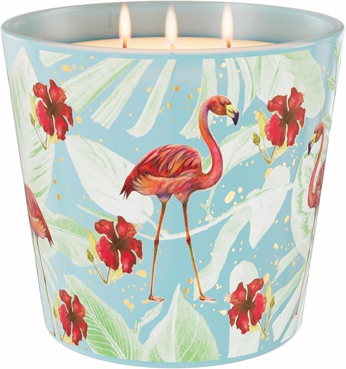 Watermelon Lemonade Scented Candle, 30oz Natural Soy Wax Non Toxic, 3 Wick Large Aromatherapy Candles for Home Scented, 100 Hours Long Lasting,Clean Burn Big Candle for Large Room,Stress Relief,SPA