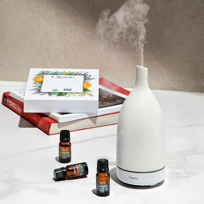 Cliganic Organic Eucalyptus Essential Oil - 100% Pure Natural for Aromatherapy Diffuser | Non-GMO Verified (Packaging May Vary)
