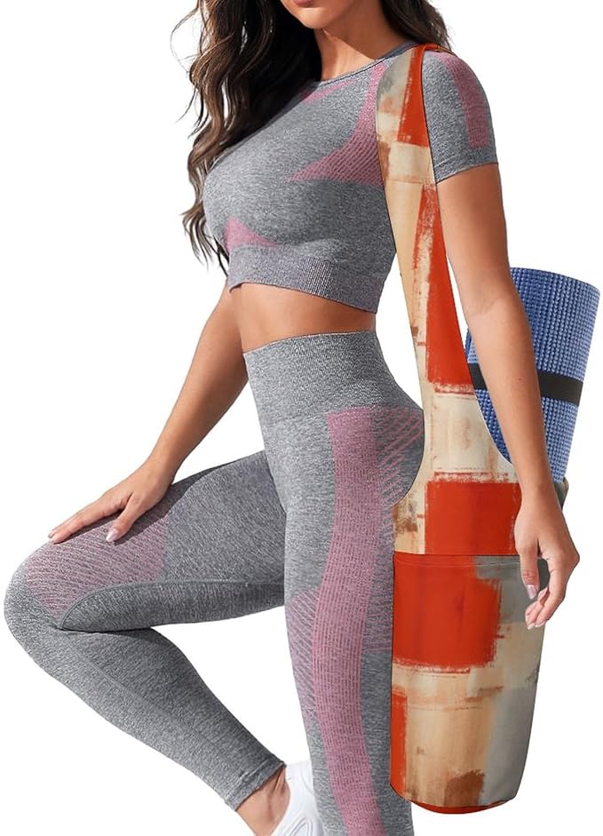 KKdskkds Fantasy Evil EyesYoga Mat Bag Large Opening Long Tote Yoga Mat with Pocket Fit Most Size Mats