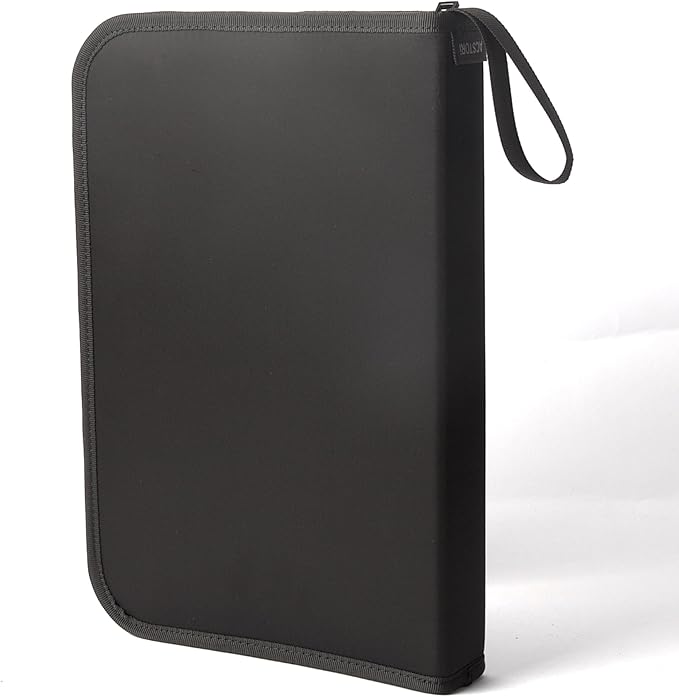 Homeopathy Storage, Large Homeopathy Supplies Organizer for 56 Tubes; Homeopathic Remedies Organizer Bag,Black Zipper/Nylon Material/Water-Resistant