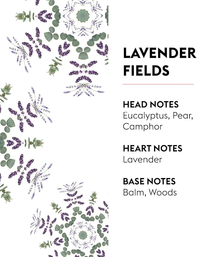 Lavender Fields | Lampe Berger Fragrance Refill by Maison Berger | for Home Fragrance Oil Diffuser | Purifying and perfuming Your Home | 16.9 Fluid Ounces - 500 milliliters | Made in France