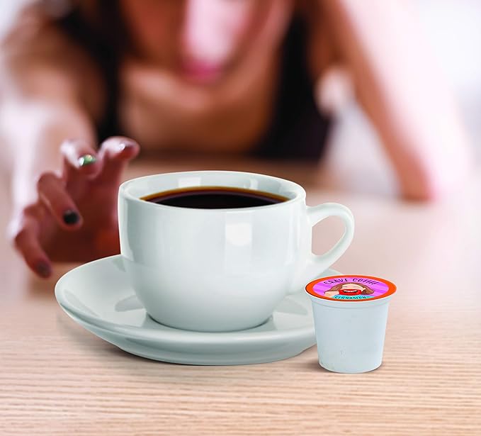 Crave Beverages Flavored Coffee Pods, Compatible with Keurig K-Cup Brewers, Cinnamon, 100 Count