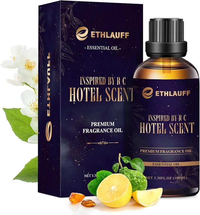 HotelDiffuser Oil, Fragrance Oil, Inspired by Ritz-C. 3.38 Fl Oz | 100 mL, Essential Oil for Waterless Diffuser