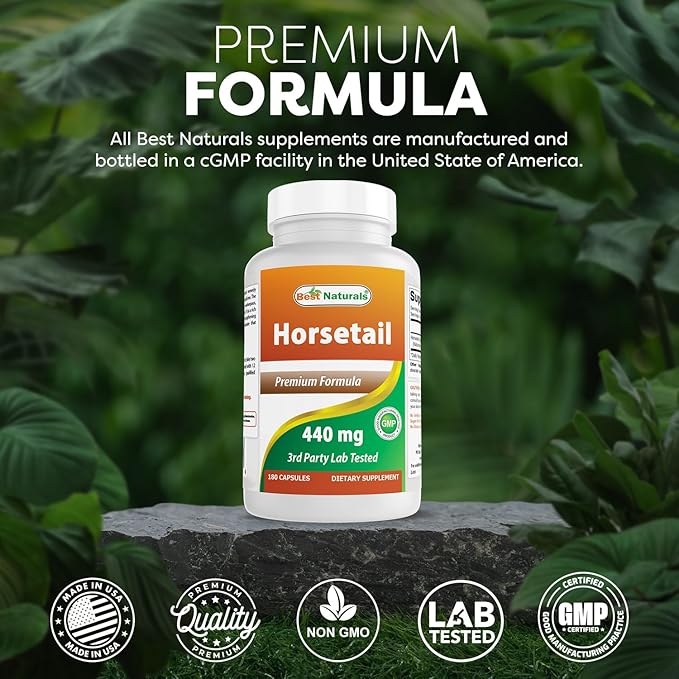 Best Naturals Horsetail 440 mg 180 Capsules