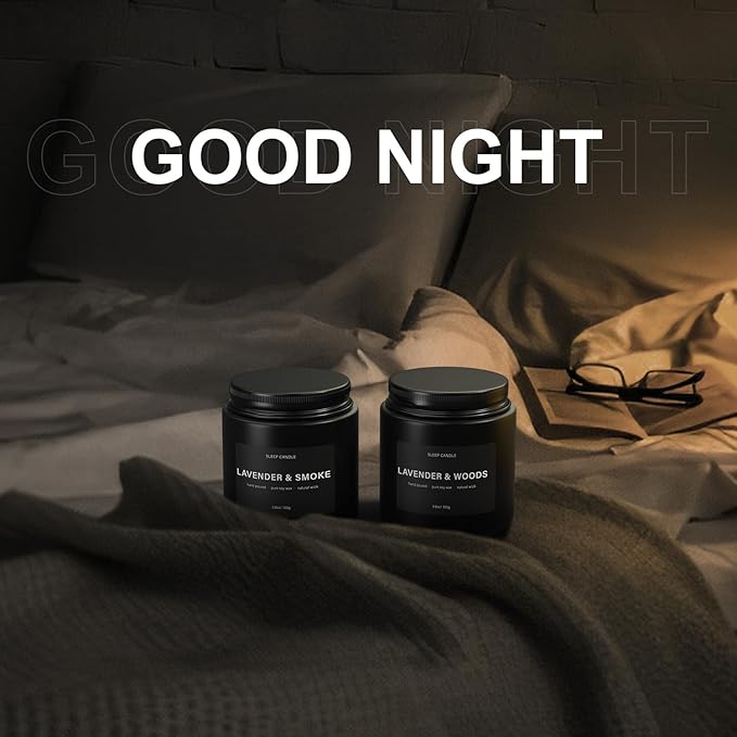 BOYUJK Candles for Home - Scented Candle Set for Stress Relief and Sleep, Birthday Gifts for Men