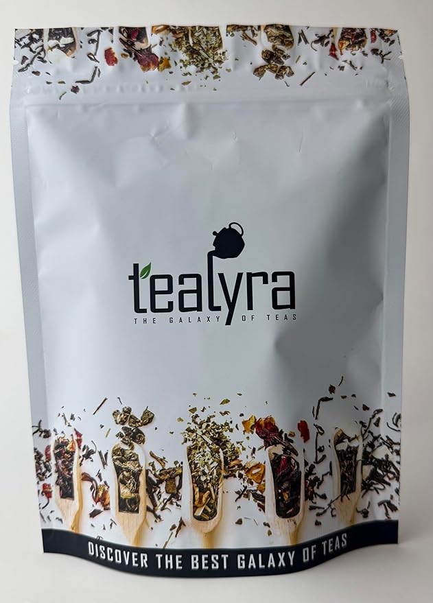 Tealyra - Tropical Harvest - Dragon Fruit - Sea Buckthorn - Goji - Pineapple - Cranberry - Fruity Herbal Loose Leaf Tea - Caffeine Free - Hot or Iced - 112g (4-ounce)