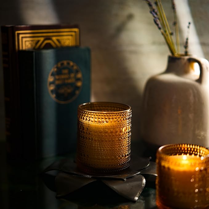 Bluecorn Aromática Scented Candle, Artemisa Fragrance with Clary Sage, Cardamom & Cedarwood, Vegan Coconut Wax Candle, Long Lasting Candle for Home Decor, Gifts for Women & Men, American Made, 6 Oz