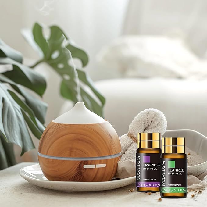 MAYJAM 35x5ML Essential Oil Gift Set, Pure Essential Oils for Diffusers Massage, Fragrance Oil Scented Oil for DIY Soap Candle Making