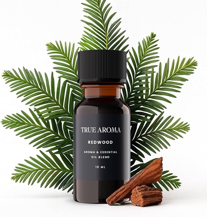 100% Pure Redwood Essential Oil for Diffusers | Luxury Forest & Wood-Inspired Aroma Oil Blend| Premium Grade, Undiluted, Natural Redwood Fragrance Oil – 10 ML