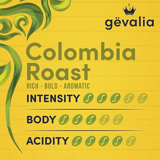 Gevalia Colombia Medium Roast 100% Arabica Keurig K-Cup Coffee Pods (12 ct Box)