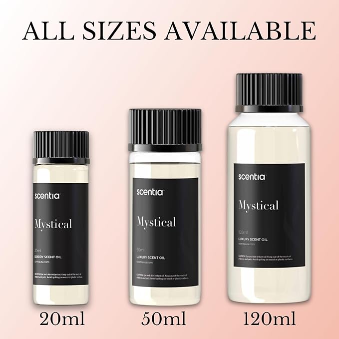 Scentia Hotel Diffuser Oil Inspired by The Wynn, Las Vegas Hotel - 20 mL 0.67 fl oz - Fragrance Oil Blend for Aromatherapy & Ultrasonic Diffusers - Mystical, Thanksgiving Gift