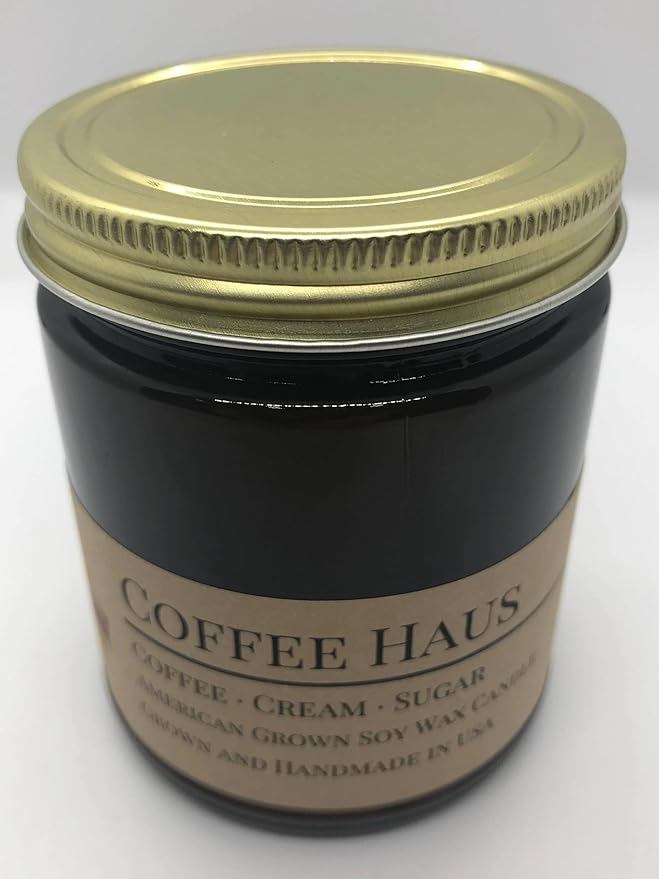 Scented Soy Wax Candle (8.0 oz) 50-60 Hour Burn Time, Cotton Wick, Amber Glass Jar, Grown and Made in USA L'Orangerie