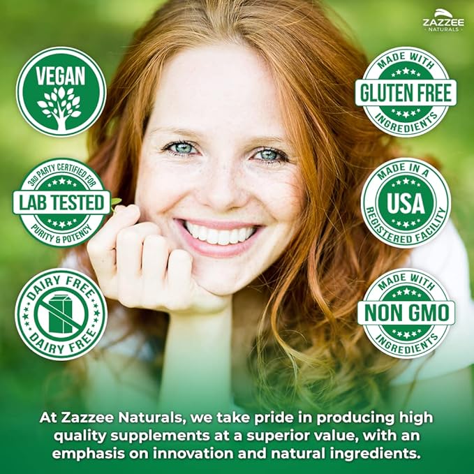 Zazzee USDA Organic Red Korean Panax Ginseng 20:1 Extract, 1000 mg, 5% Ginsenosides, 120 Vegan Capsules, Standardized and Concentrated 20X Root Extract, 100% Vegetarian, All-Natural, Made in The USA