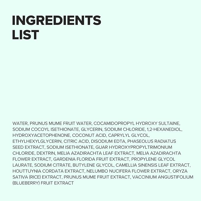 Beauty of Joseon Green Plum Refreshing Cleanser Gel Type Deep Pore Cleansing, Acne Face Wash, Blackhead Remover for All Skin Types, Korean Skincare 100ml, 3.38 fl.oz