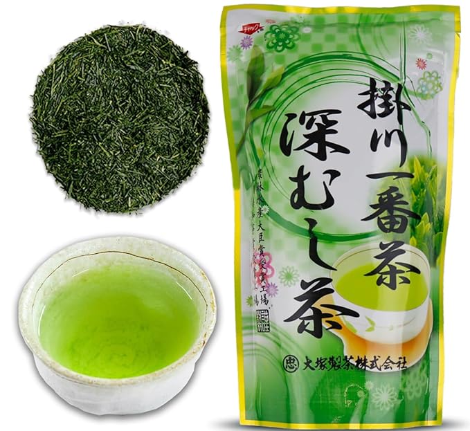 Otsuka Green Tea Co - First Spring Blend – Authentic Japanese First Harvest Kakegawa Number One Deep Steam Sencha Green Tea 300g - Direct Imported From Japan Kakegawa City