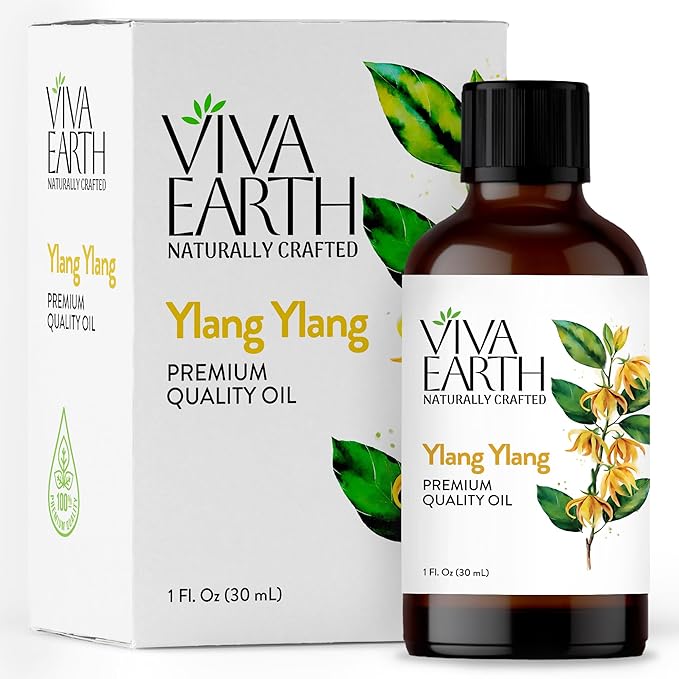 Ylang Ylang Essential Oil – Premium Quality Oil for Diffusers, Aromatherapy, Massage, DIY Aromatic Blends, Soap & Candle Making – with Dropper, 1 Fl Oz