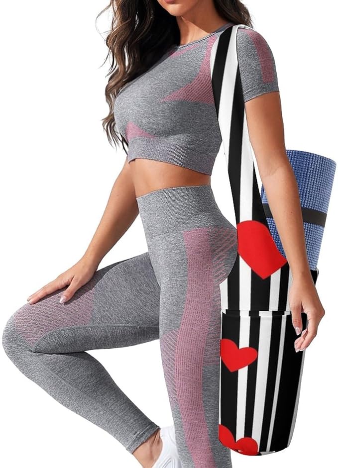 Meaudiwes Large Size Yoga Mat Bag with Long Strap, Yoga Mats Carrier Storage Bag, Exercise Mat Holder Accessories
