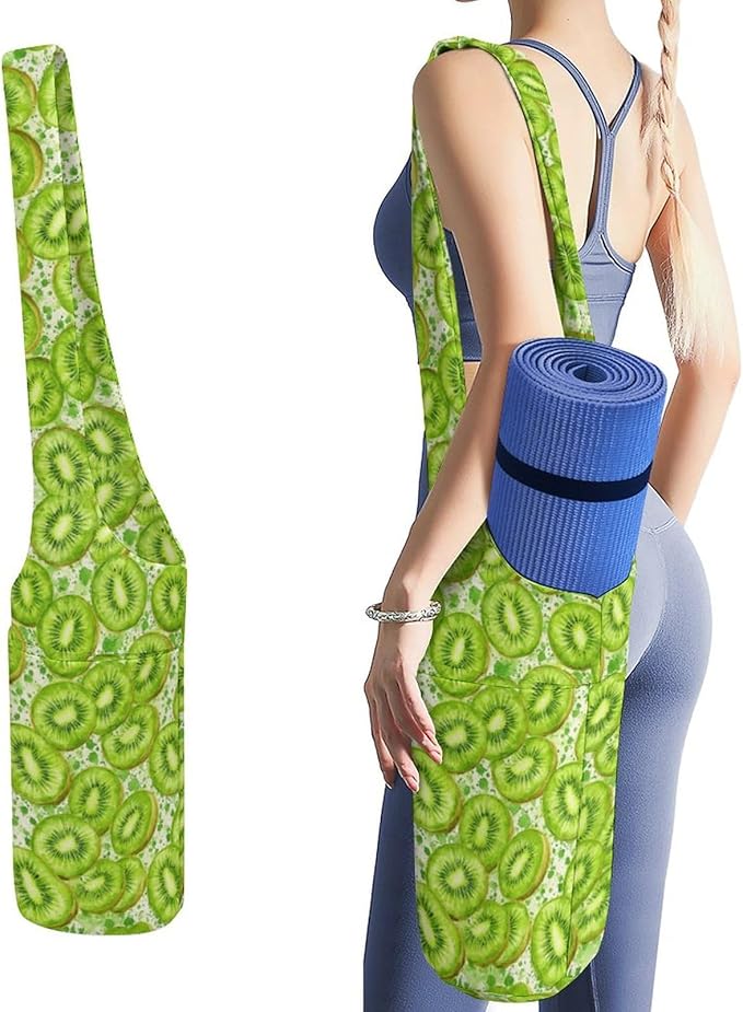 KKdskkds Fantasy Evil EyesYoga Mat Bag Large Opening Long Tote Yoga Mat with Pocket Fit Most Size Mats