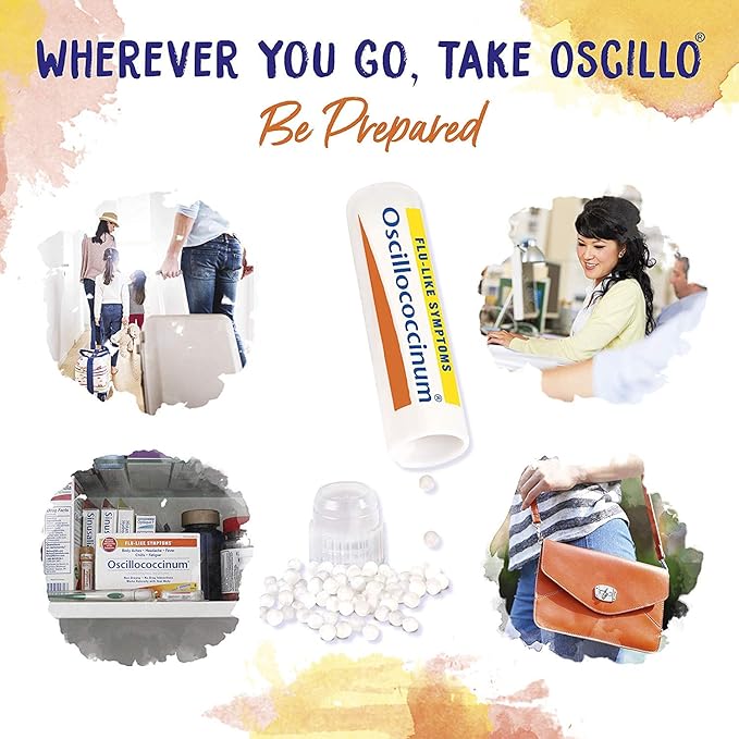 Boiron Oscillococcinum 72 Doses Homeopathic Medicine for Flu-Like Symptoms (2 Packs of 36)