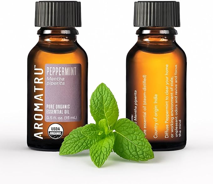 Refresh Essential Oil Kit – True Lavender, Lemon, Peppermint & Eucalyptus Globulus – Organic & Wildcrafted – ISO Certified – No Synthetic Fillers – Ethically Sourced
