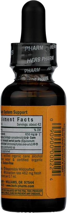Herb Pharm Urinary System Support Liquid Herbal Formula, 1 Fl Oz