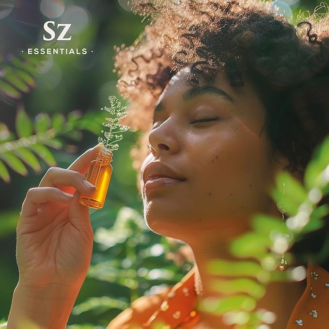Vetiver Essential Oil - 100% Pure, Premium & Natural - Undiluted - Sweet, Earthy, Woody and Grassy Scent with Smoky grounding Undertones- Therapeutic Grade & Vegan - 1/6 oz. (5 mL)