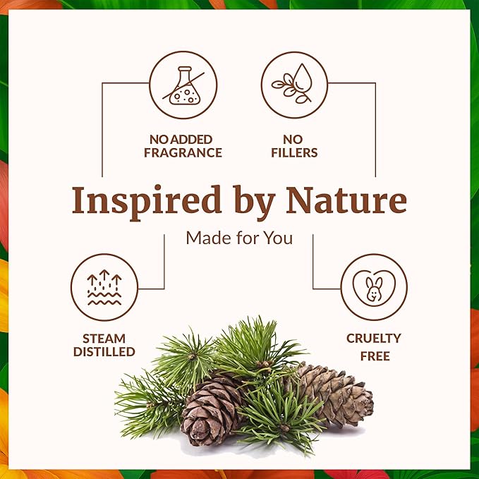 SVA Cedarwood Essential Oil – 4 Fl Oz – 100% Natural Cedar Cupressus Funebris Oil - for Diffuser, Hair Care, Face, Skin Care, Aromatherapy, Scalp and Body Massage, Soap and Candles - with Dropper