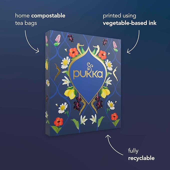 Pukka Premium Herbal Tea Selection Gift Set Box, Ideal Gift For Holidays, Birthdays & Anniversaries, Self-Care Kit for Tea Lovers, 45 Teabags, 9 Delicious Flavors, Caffeine Free