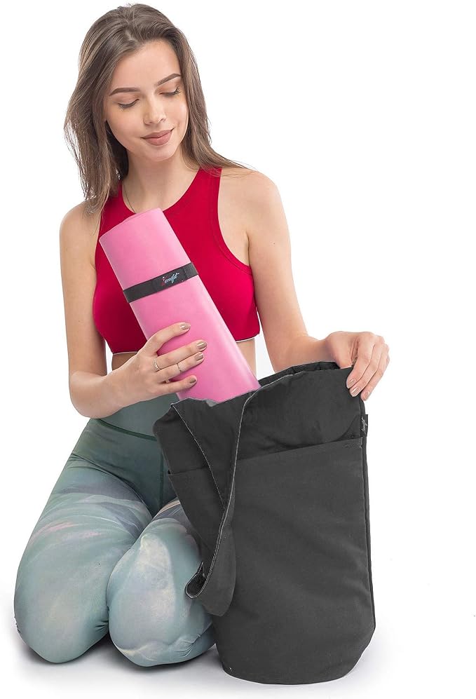 Zenifit Yoga Mat Bag – Versatile Yoga Bag with Mat Straps & Storage Pockets, Holds Yoga & Pilates Mats, Lightweight & Durable
