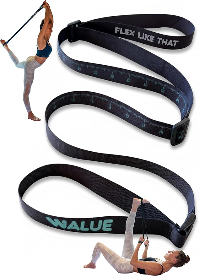 Stretch Bands for Exercise, Yoga Strap, Stretching Strap, Stretching Bands, Stretch Strap, Yoga Band, Leg Stretcher Band, Physical Therapy Bands
