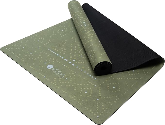 YOGA DESIGN LAB | The Combo Yoga Mat | 2-in-1 Mat+Towel | Eco Luxury | Ideal for Hot Yoga, Power, Bikram, Ashtanga, Sweat | Studio Quality | Includes Carrying Strap!