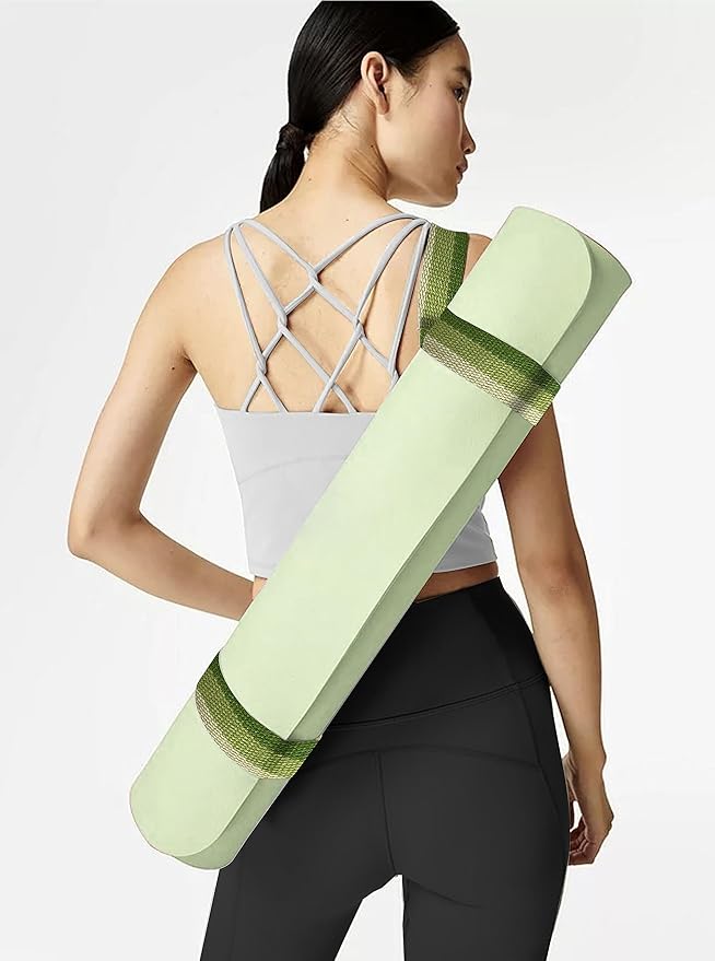 Samadhaan Yoga Mat Carrier Strap | Adjustable Mat Holder Sling for Carrying Mats | Thick & Comfy Texture | Yoga Mat Strap