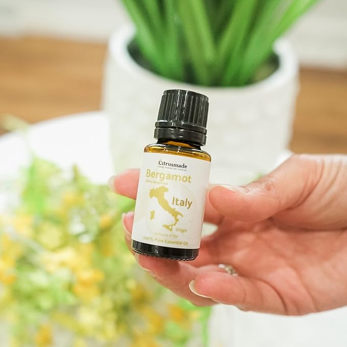 Bergamot Essential Oil - Direct from Citrusmade in Sicily- Pure Essential Oil for Diffusers and Aromatherapy | 100% Pure Therapeutic Grade (15ml)