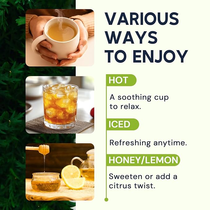 Soursop Graviola Leaf Tea Bags - Caffeine & Sugar Free, 20 Teabags