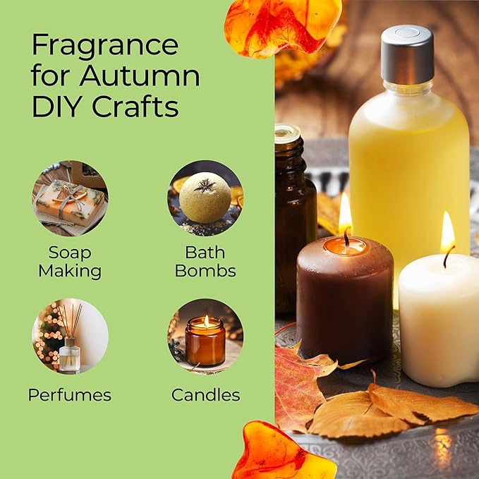 Good Essential Professional Amber Fragrance Oil (1 fl oz, 30ml) - Perfume, Candle & Soap Making, Aromatherapy Diffuser Oil